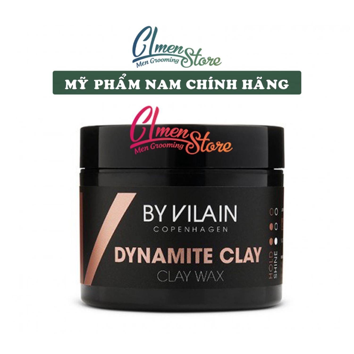 [full line] sáp vuốt tóc by vilain (gold digger - dynamite clay - silver fox - wax zero)