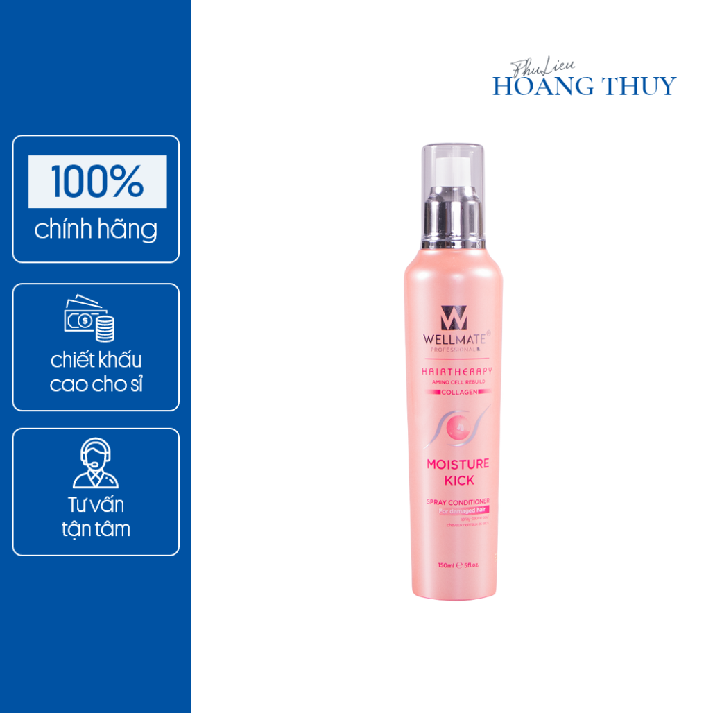 Xịt Dưỡng Tóc Không Bám Bụi Wellmate Pro-V Complex (150ml)