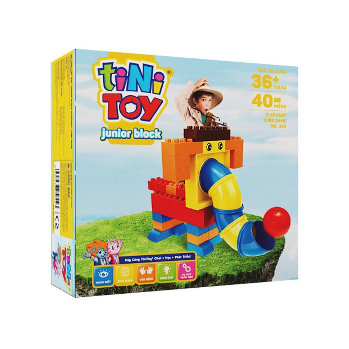Đồ chơi lắp ráp Junior Block Elephant  TubeGame
