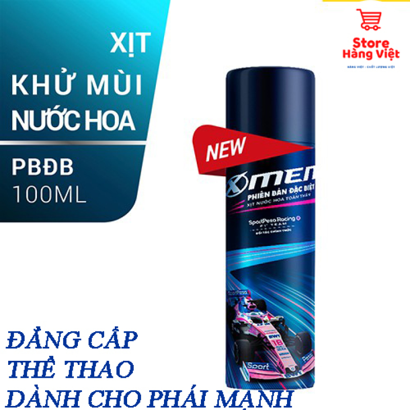 Xịt nước hoa X-Men Phiên Bản Đặc Biệt 100ml - Nước Hoa Nam - Mỹ Phẩm Store Hàng Việt cao cấp