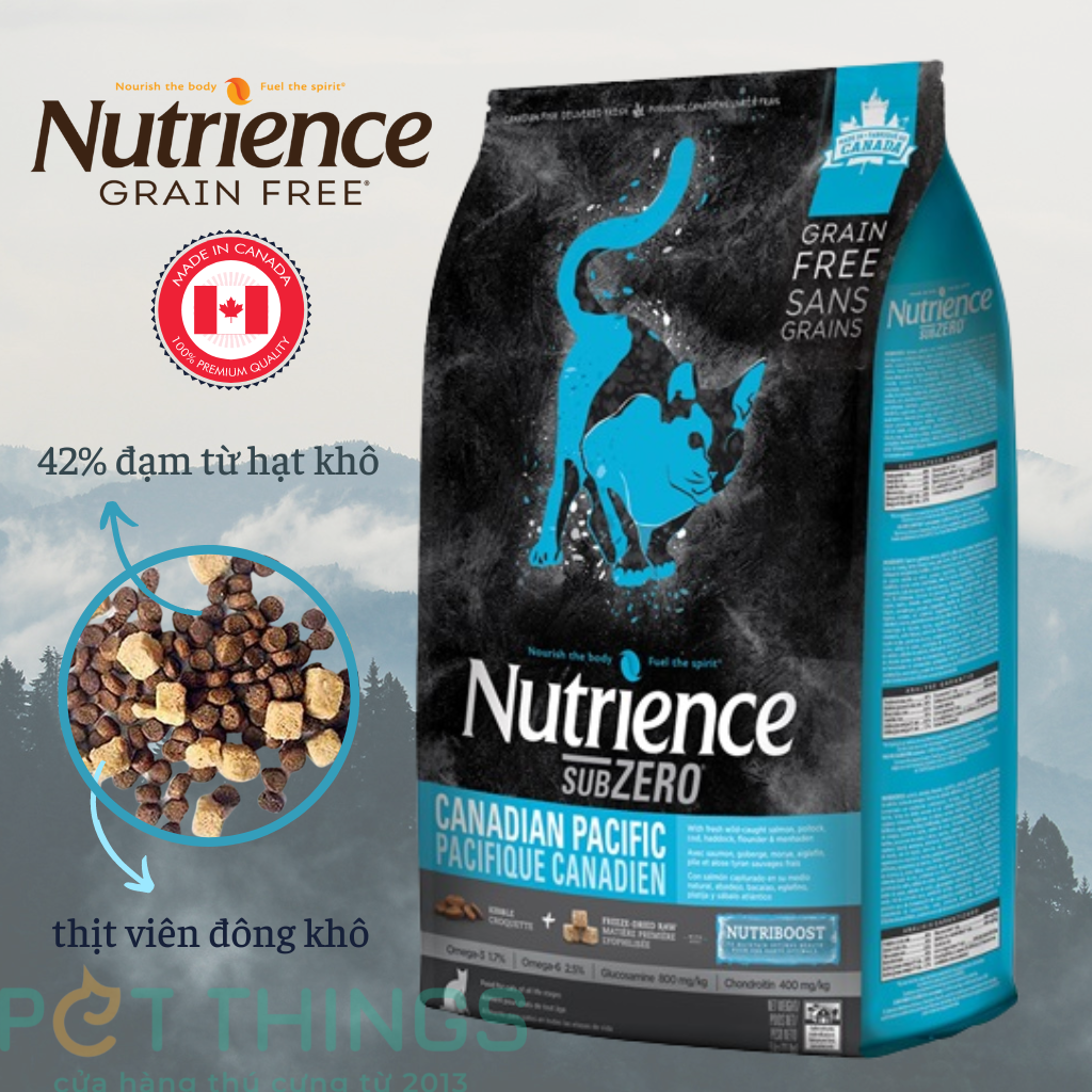 Hạt khô cho mèo Nutrience Grain Free Subzero