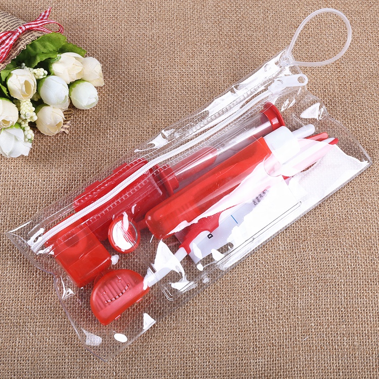 Coral 8-Piece Orthodontic Support Oral Hygiene Set