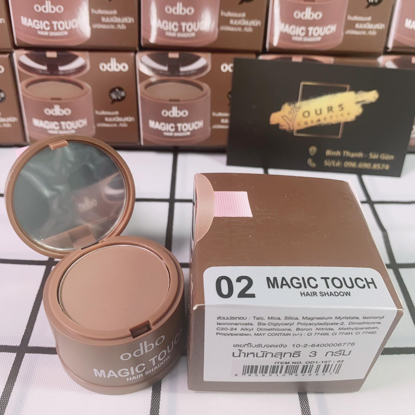 [Hàng Cận Date - Date T01/2026] Che Khuyết Điểm Tóc Thưa Hói Odbo Magic Touch