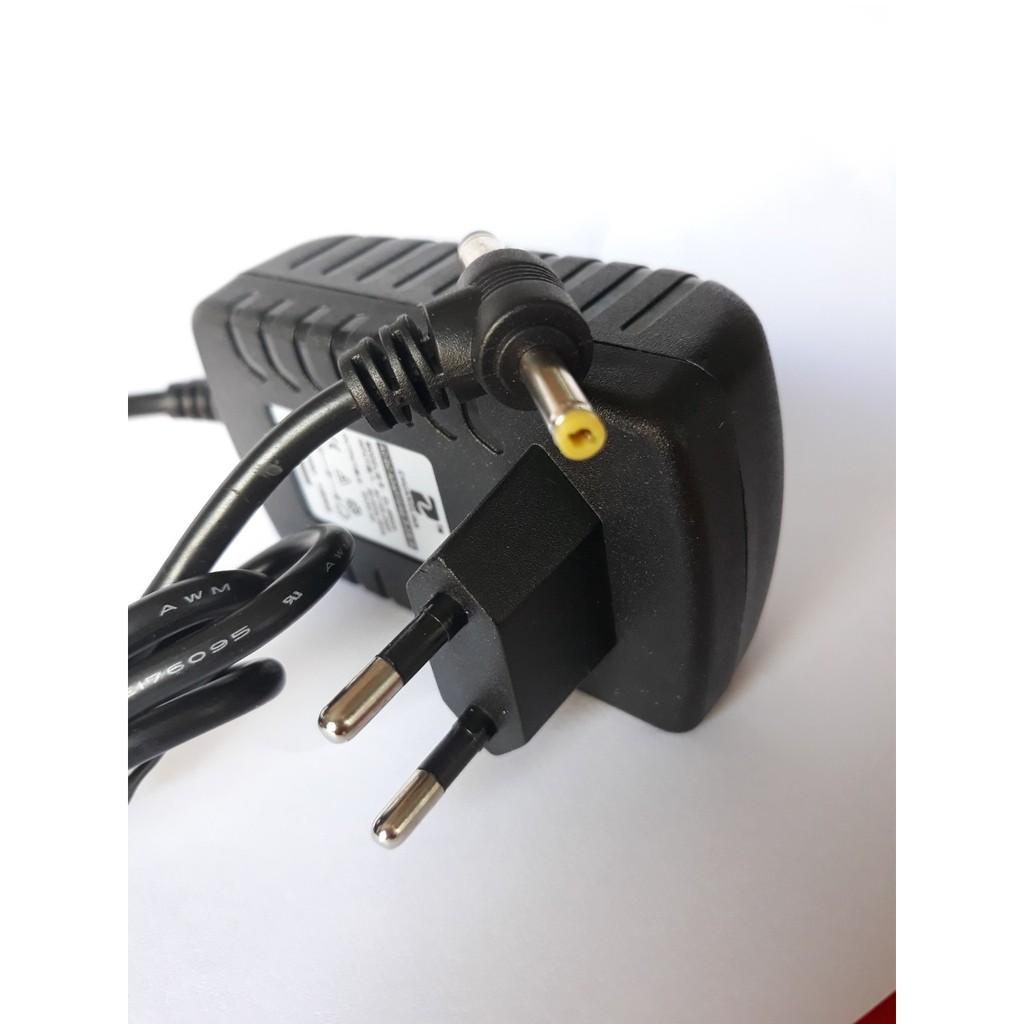 Cục sạc loa 9V-2A có 2 đầu 4 ly và 5.5 ly