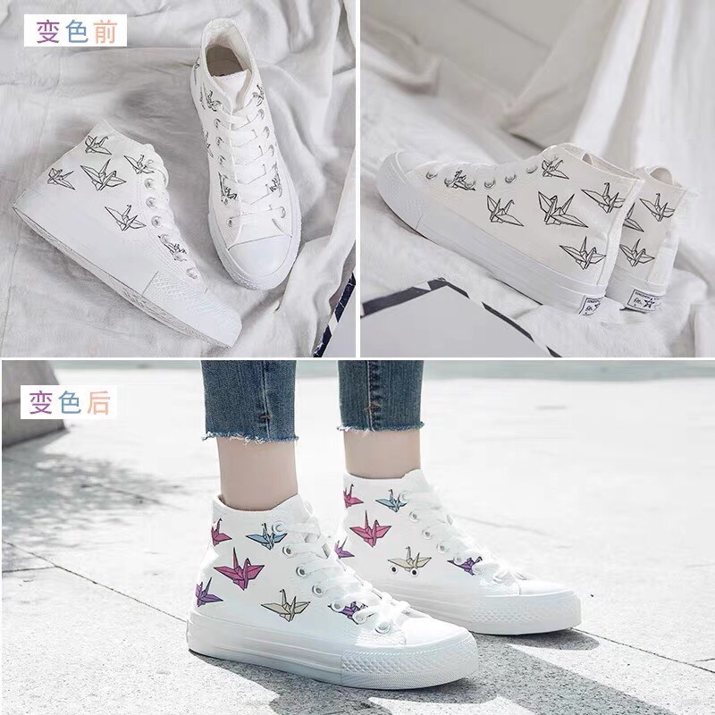 GIẦY THỂ THAO NỮ CAO CỔ (HẠC ĐỔI MÀU)