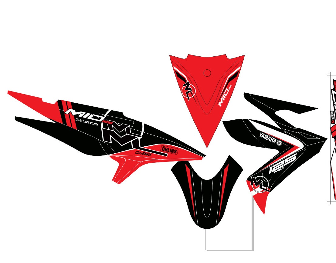 Tem rời luvias đỏ đen