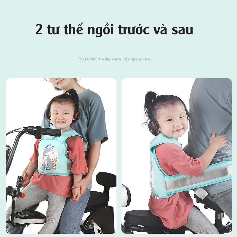ĐAI XE MÁY AN TOÀN CHO BÉ