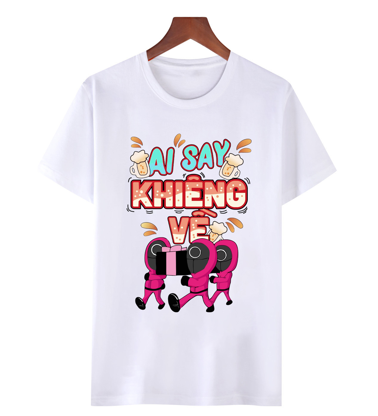 Áo thun in hình AI SAY KHIÊNG VỀ chất liệu vải mềm mại ALV 16 Thương hiệu LAVIESHOP