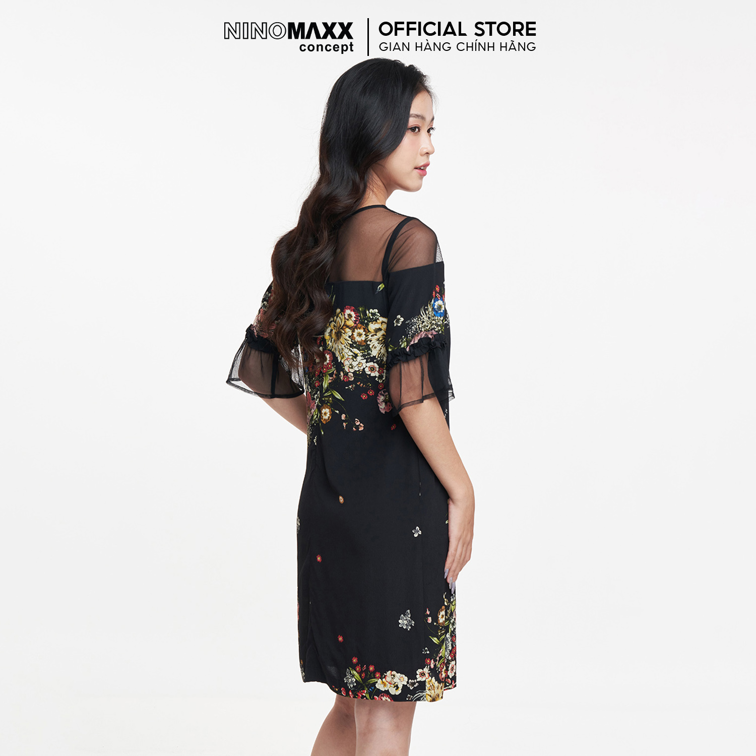 N&M Đầm thời trang Nữ họa tiết hoa 1905111