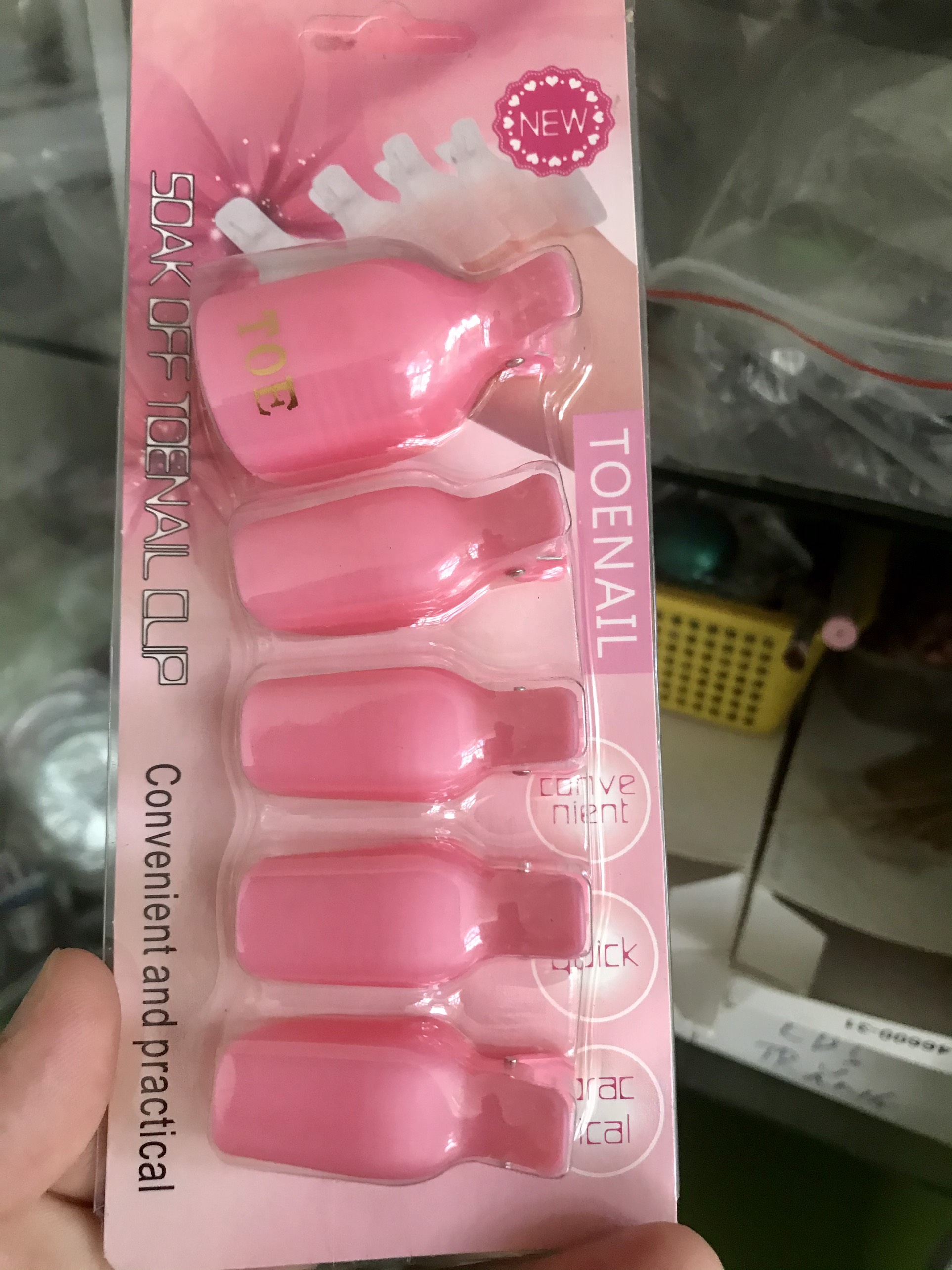 Kẹp Ủ phá sơn gel