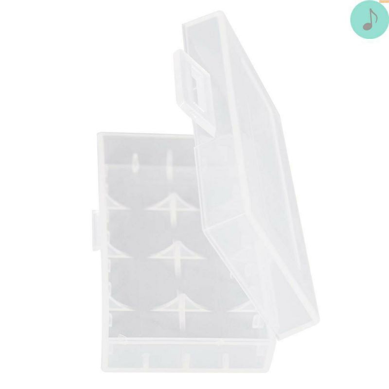 Hộp nhựa đựng pin 18650 loại 2 pin nhựa tốt