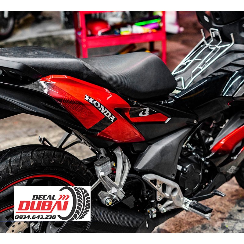 Tem Trùm Winner X Đỏ Đen Ohlins Brembo