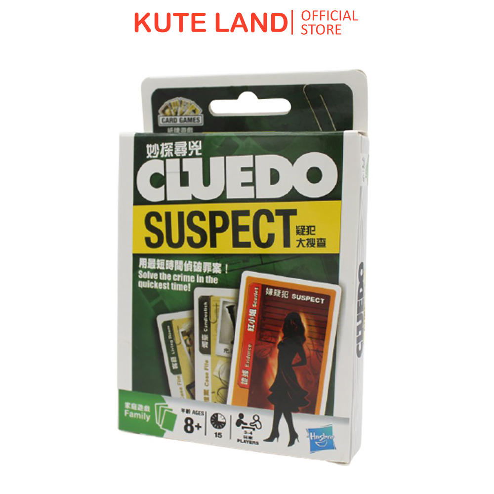 Bộ board game suspect cluedo trò chơi phá án phiên bản bỏ túi