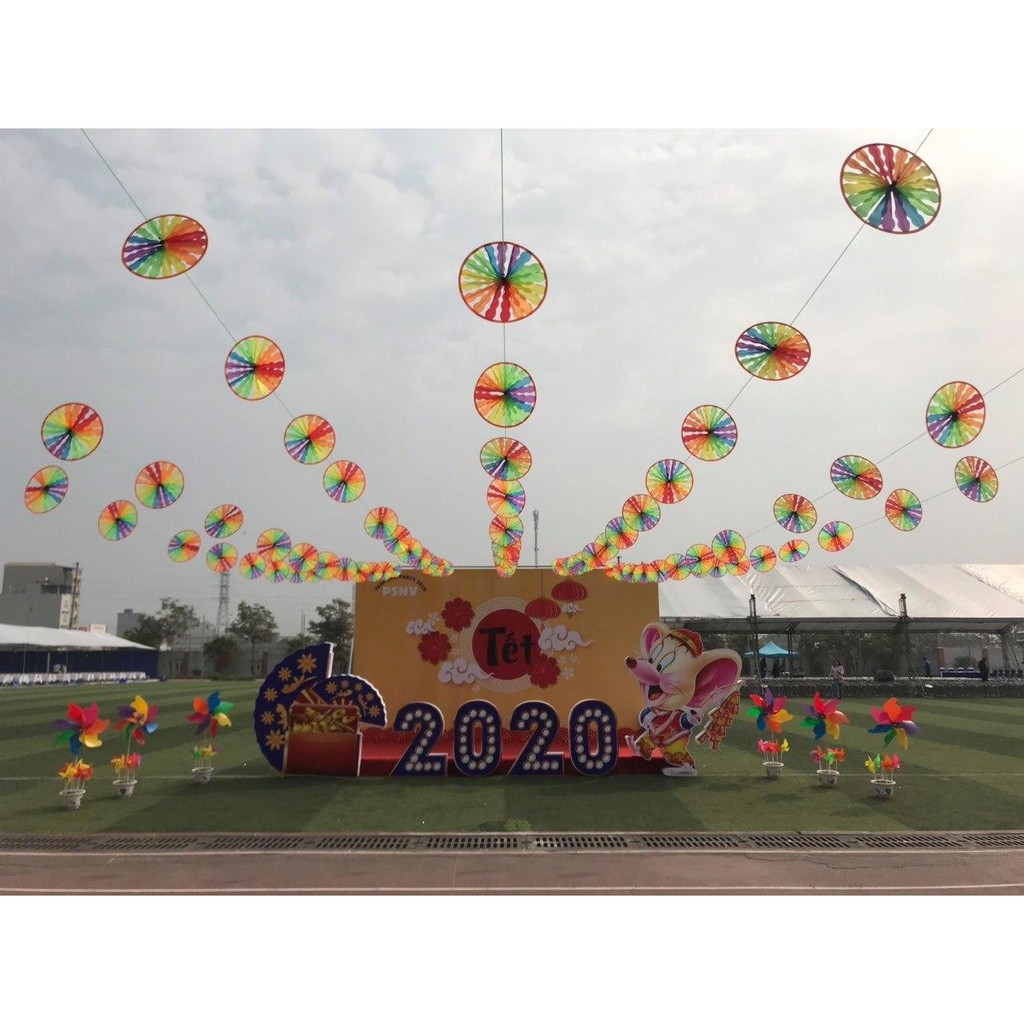 Chong Chóng Dây Treo Cầu Vồng (10M)