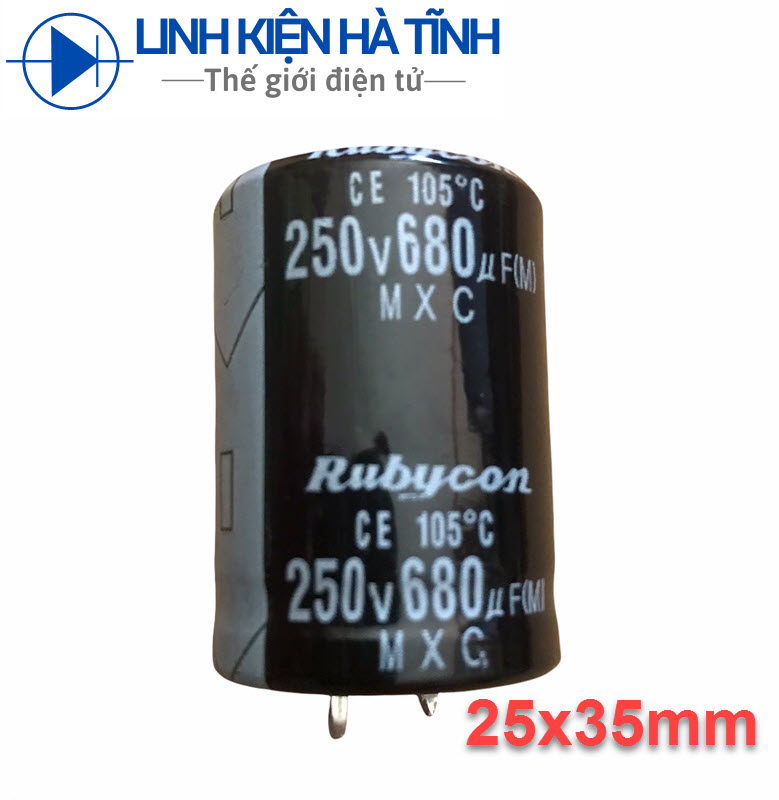 Tụ hóa 680uf 250v 680uf250v tụ 250v 680uf