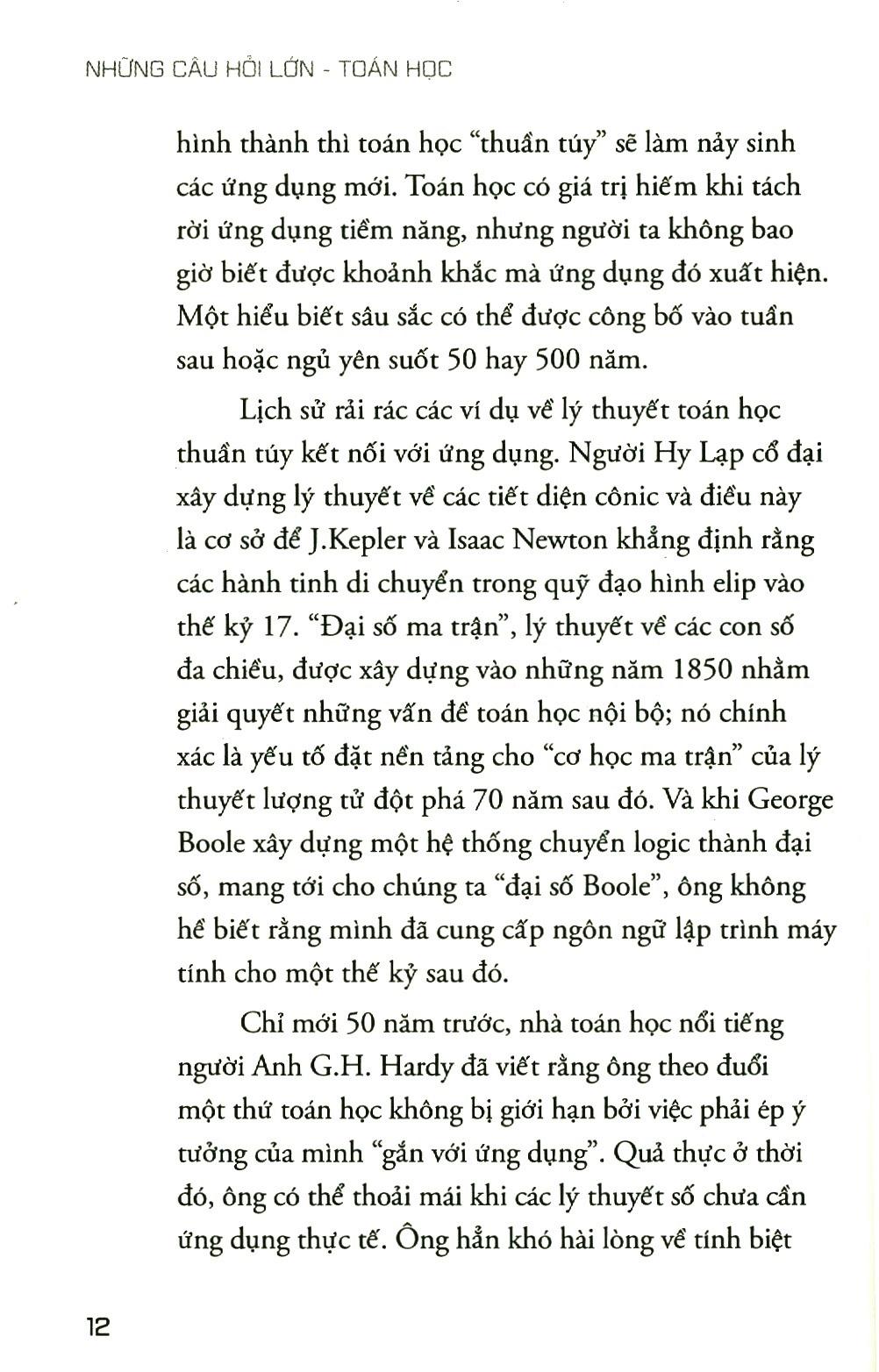Sách -  Những câu hỏi lớn toán học