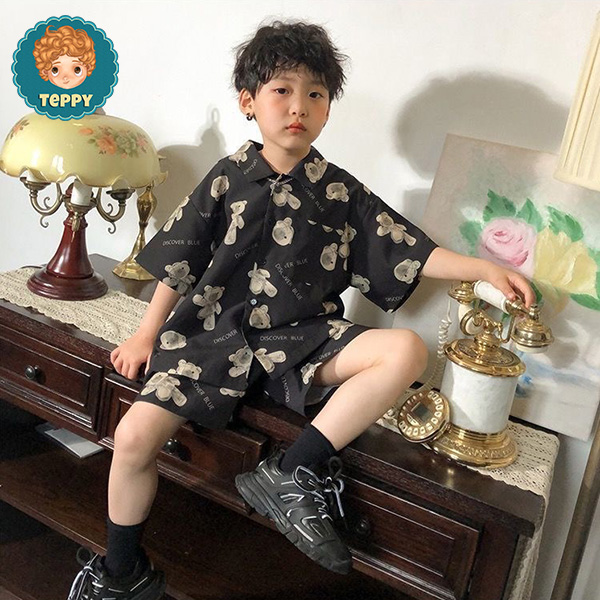 Set bộ gấu cho bé trai