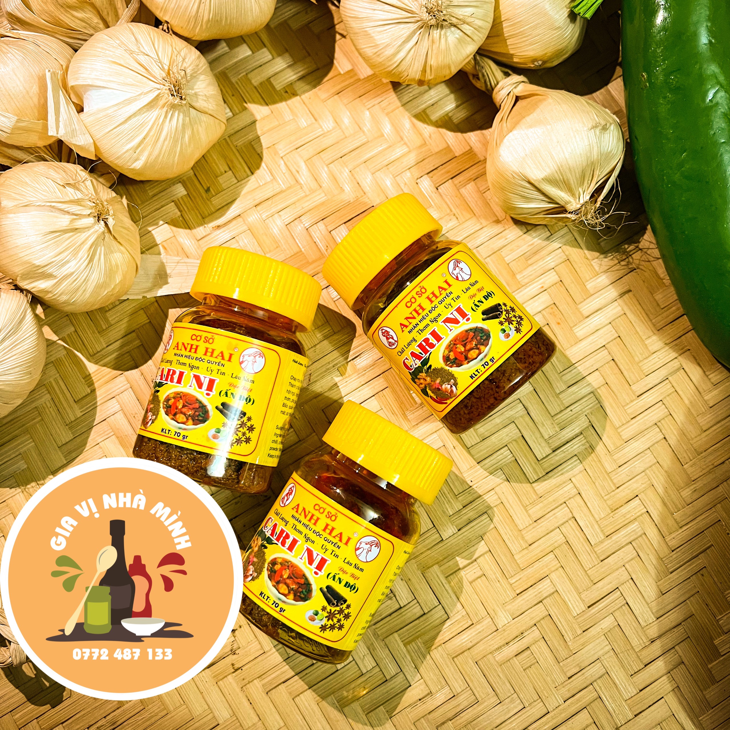 Sốt cà ri nị hiệu anh hai - hủ 70gr