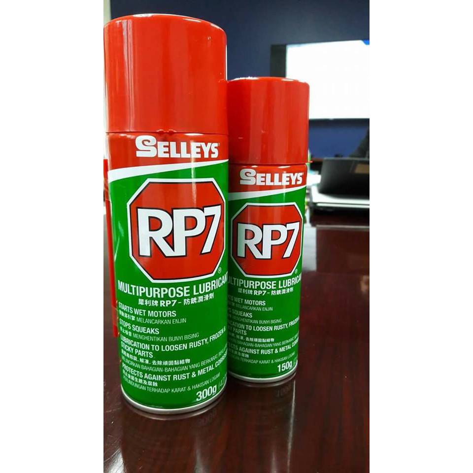 CHAI XỊT CHỐNG RỈ XÉT VÀ BÔI TRƠN ĐA DỤNG RP7 | DẦU CHỐNG RỈ XÉT RP7 300gr - 150gr