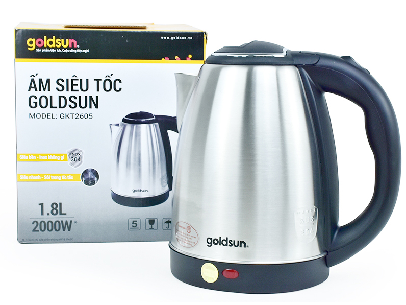 ẤM ĐUN SIÊU TỐC GOLDSUN GKT 2605