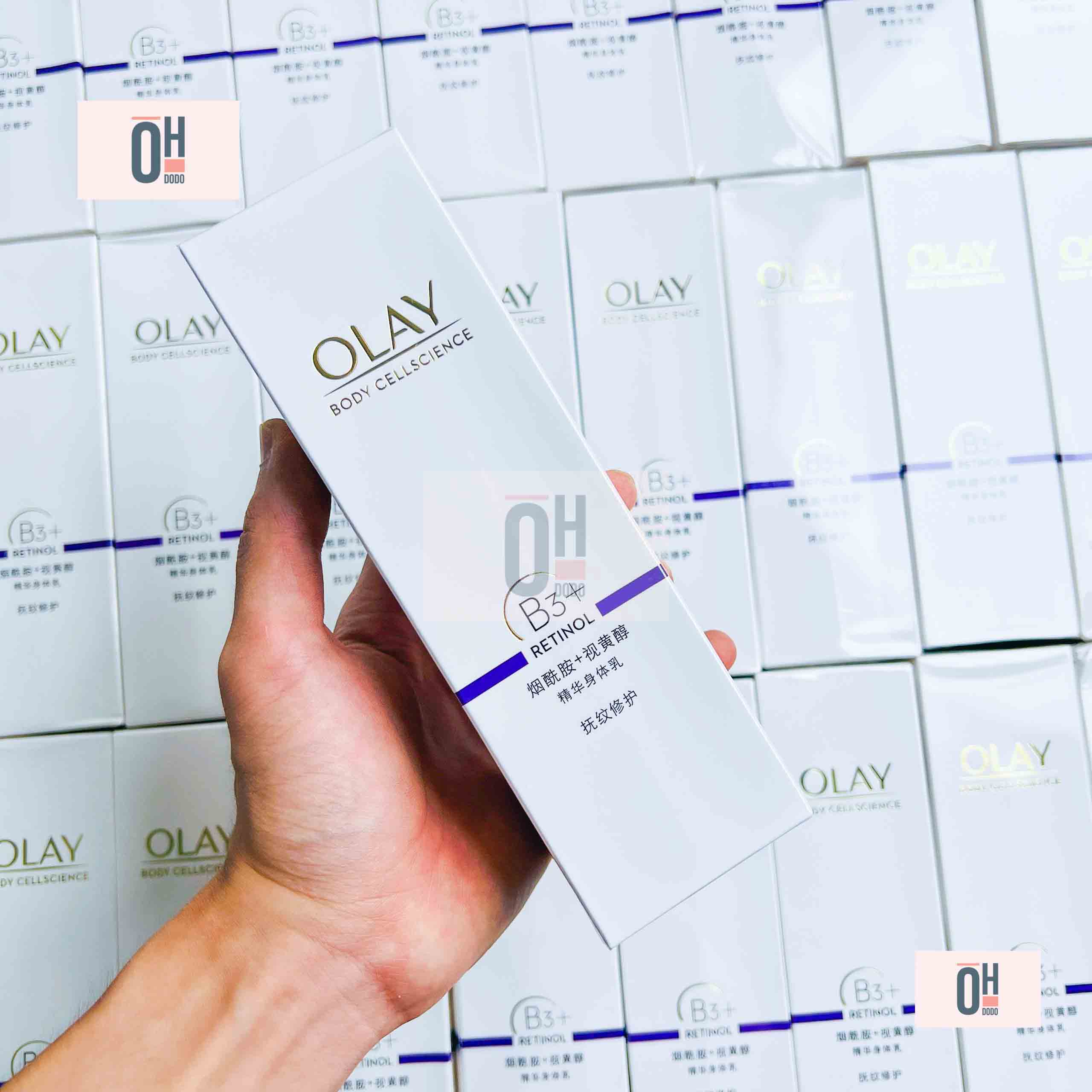 olay b3 retinol dưỡng thể trắng da 250ml