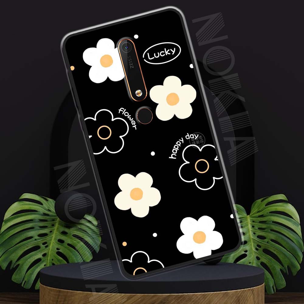 Ốp lưng Nokia 6.1, Nokia 6 (2018) mẫu BST Hoa lá cành TPU