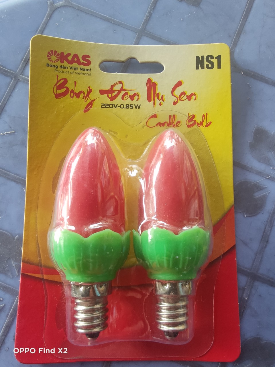 [HCM]Bóng Đèn Led Trái Ớt 1W (Vĩ 2 Bóng) Hiệu Okas