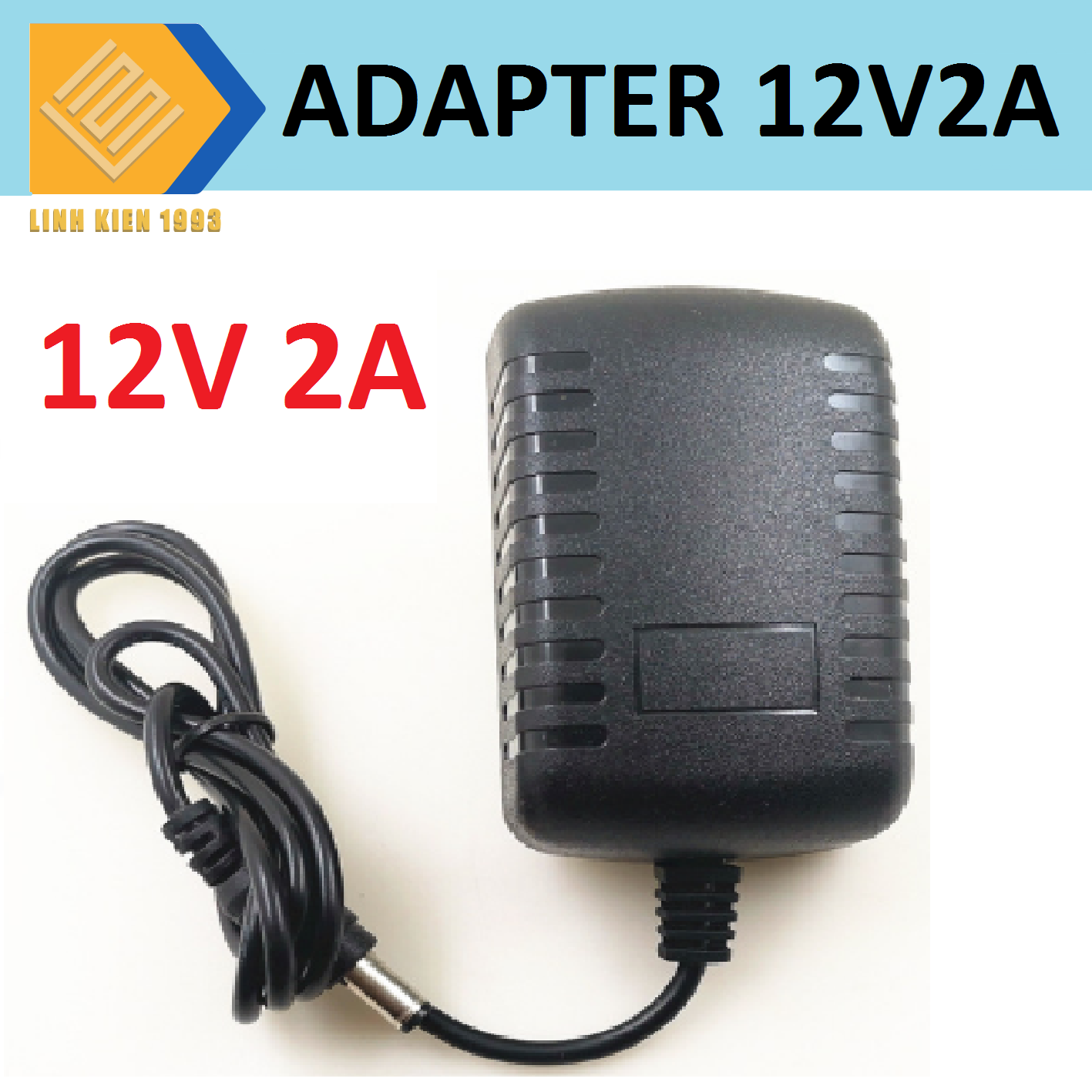 Nguồn adapter 12V2A AC -DC 220v - 12v chui 5.5mmx2.2mm