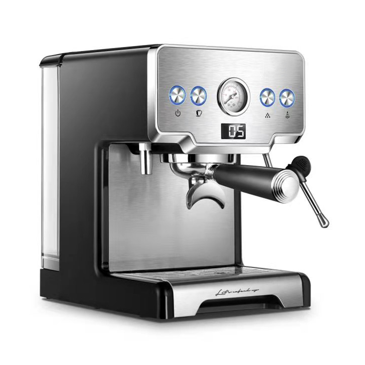 Combo máy pha cafe Gemilai CRM 3605 và máy xay 020
