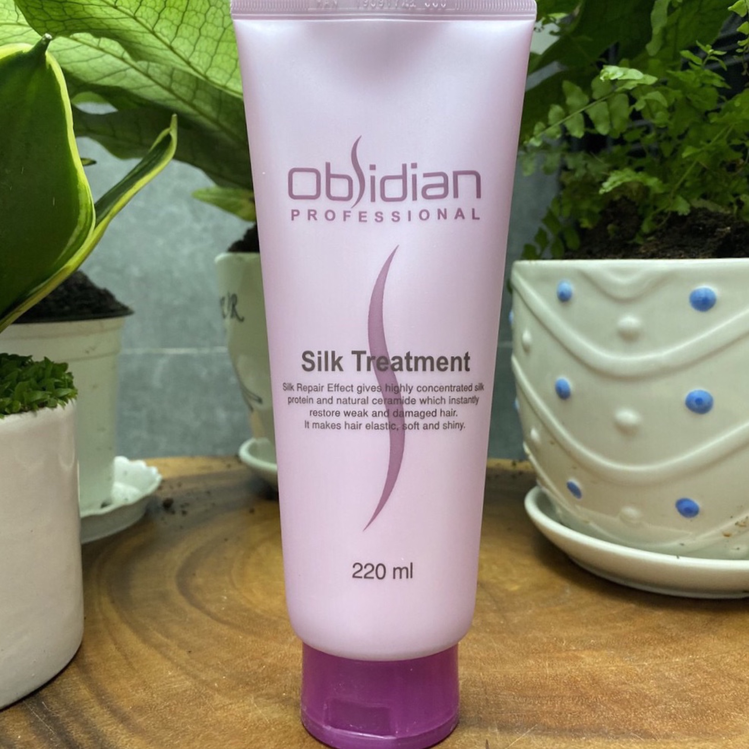 [HCM]Hấp dầu dưỡng tóc siêu mềm mượt Obsidian Silk Treatment 220ml