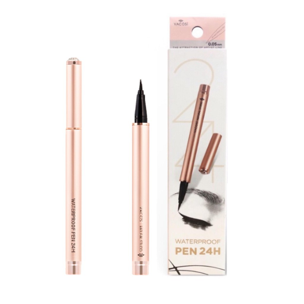 BÚT KẺ MẮT NƯỚC 24H VACOSI WATERPROOF PEN EYELINER
