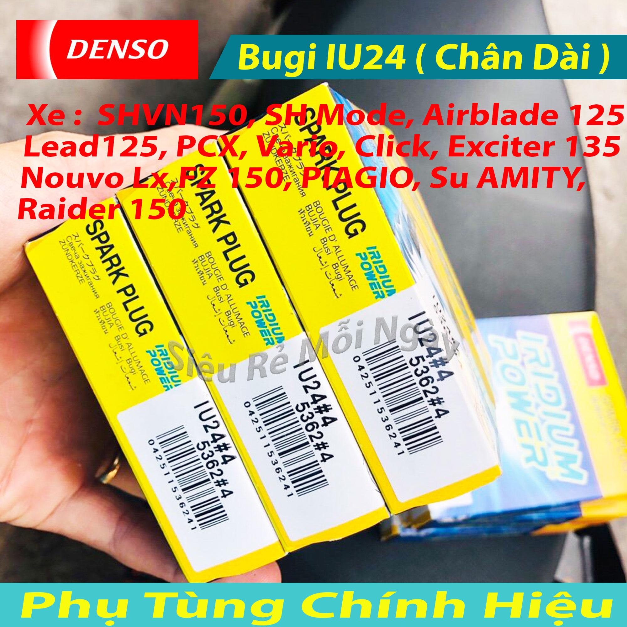 [HCM]Bugi Iridium Denso IU 24 ( Chân Dài )