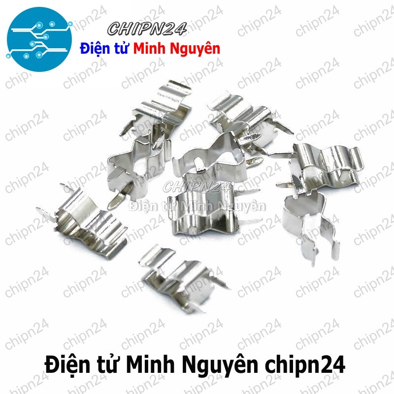 [12 cái] Đế Cầu Chì 5x20mm Sắt - HH000945