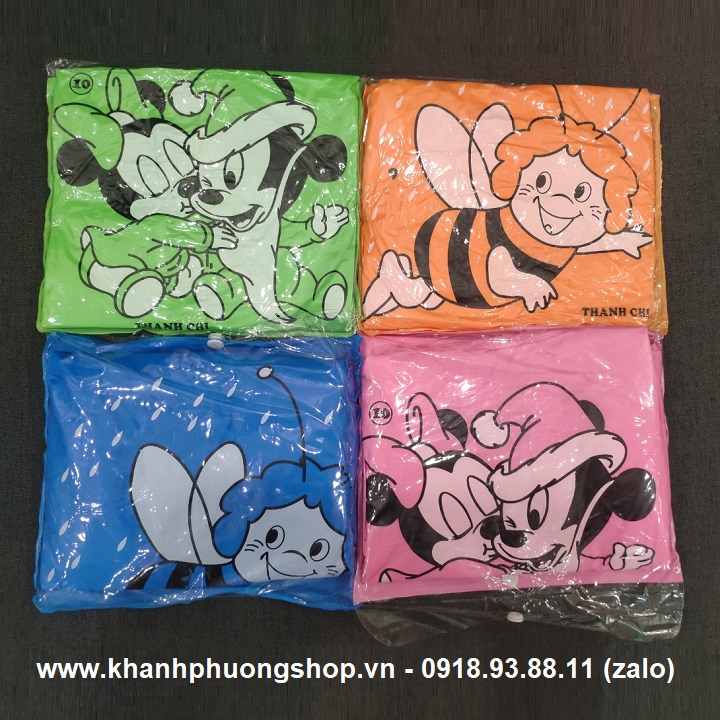 [HCM]áo mưa cánh dơi trẻ em - áo mưa cánh dơi em bé