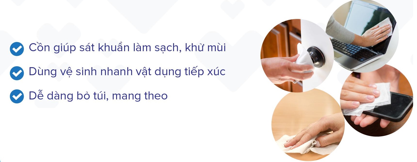 KHĂN ƯỚT CỒN KHÁNG KHUẨN LET-GREEN 50 MIẾNG