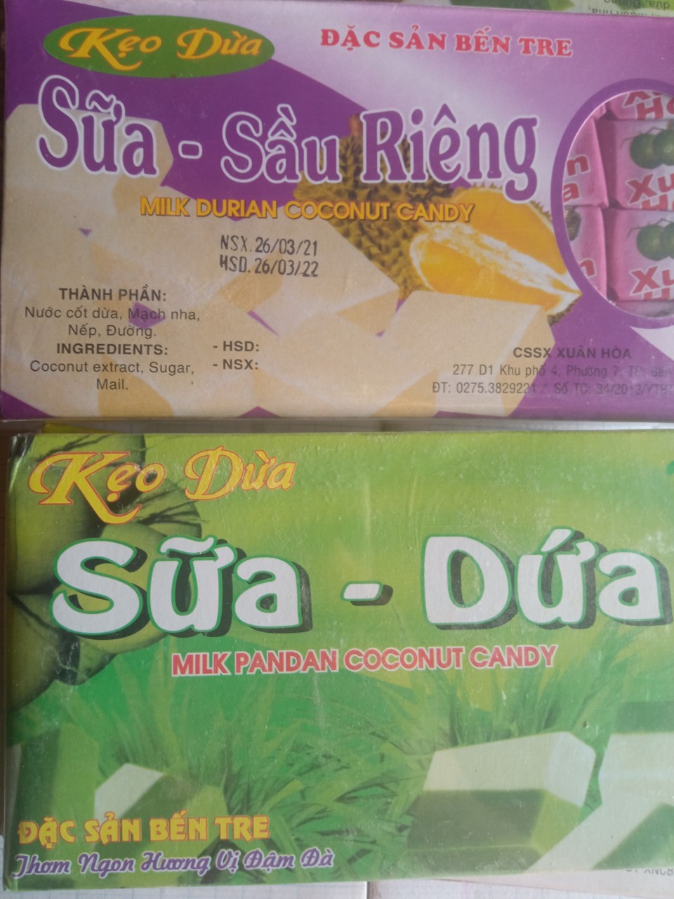 1 hộp kẹo sữa dừa siêu ngon( hộp 300g)