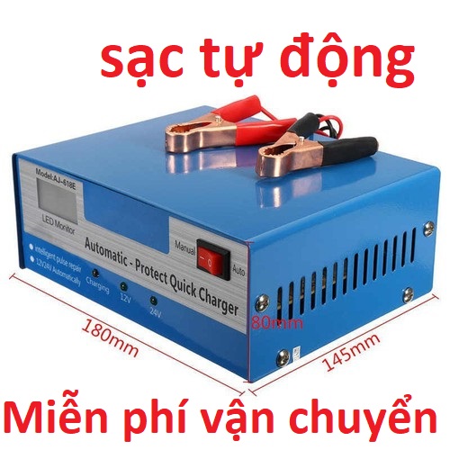 Máy sạc bình acquy 12V-24V 200Ah