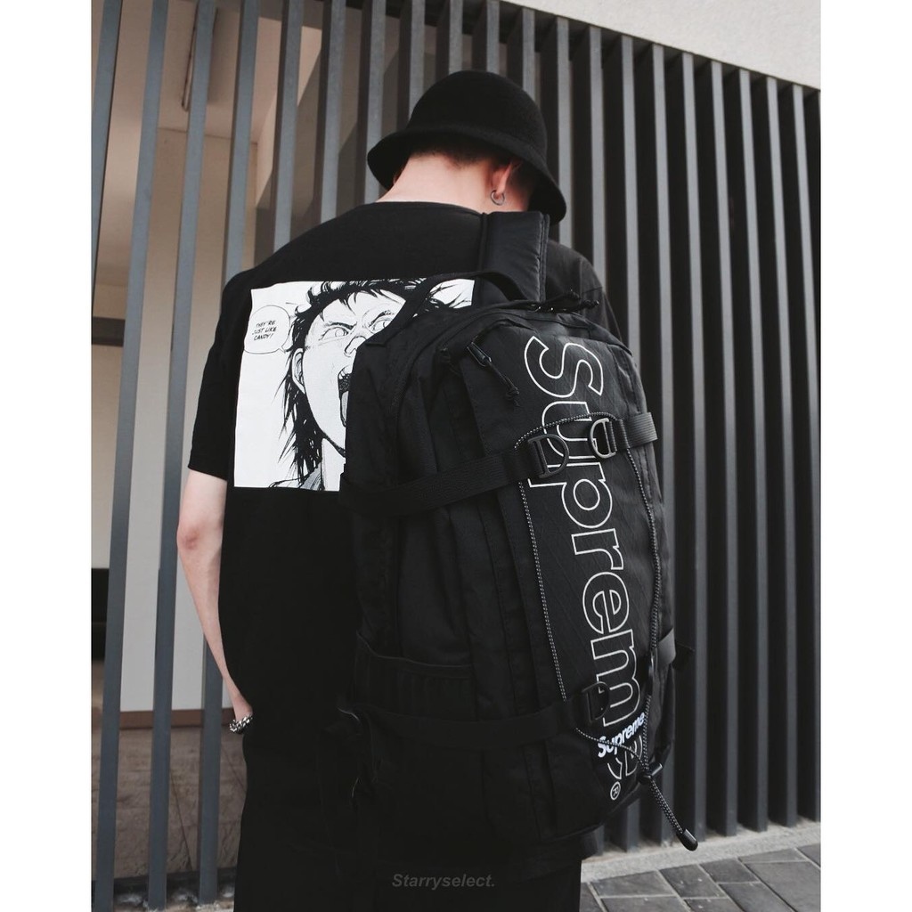 ■✔  [🔥SALE][⚡️Cao Cấp] Ba Lô Nam Nữ Supreme 18FW Backpack