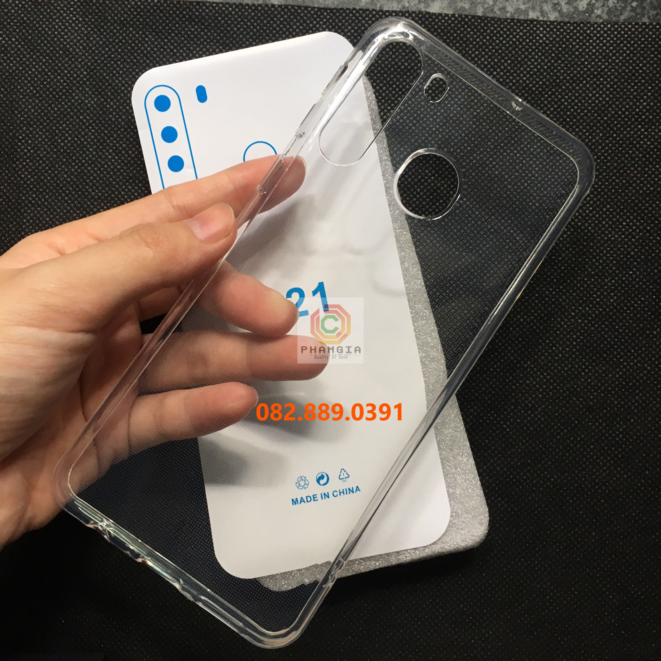 Ốp lưng Samsung A21 trong suốt chất silicon dẻo