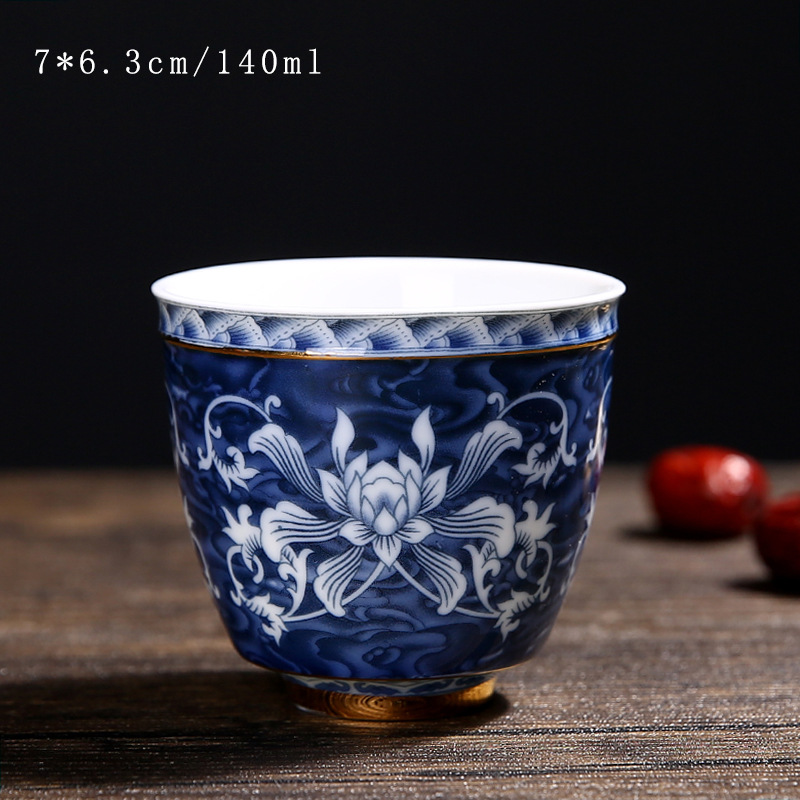 Chén sứ cảnh đức - sứ trắng thấu quang