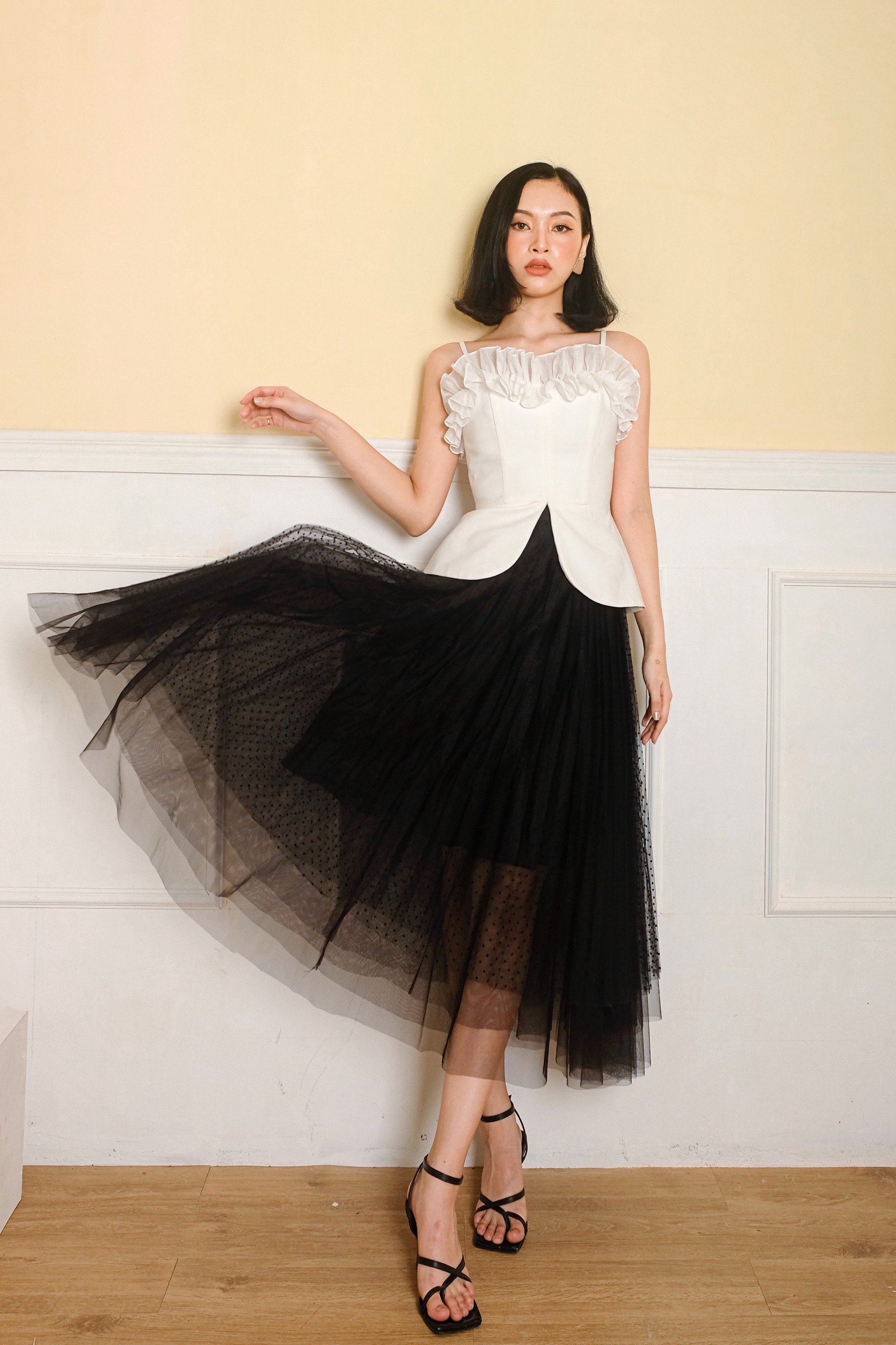 Moda de Lita - Chân váy phối lưới Eli