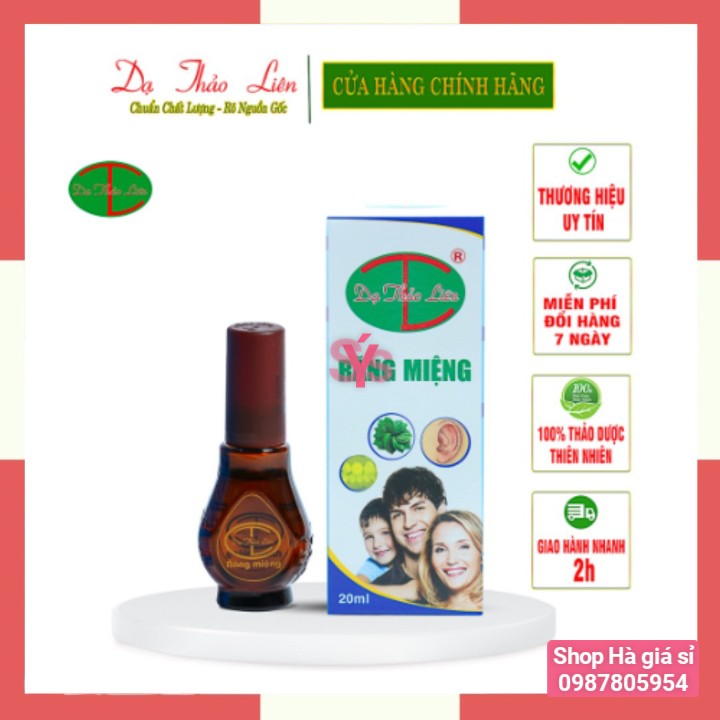 [CHÍNH HÃNG] Tinh Dầu Răng Miệng Dạ Thảo Liên - Khắc Phục Những Vấn Đề Về Răng Miệng