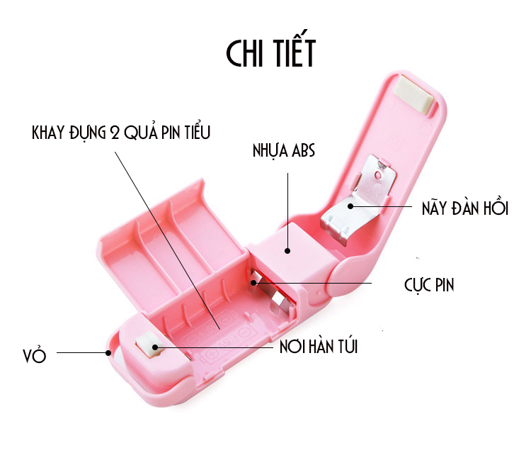 [HCM]MÁY HÀN MIỆNG TÚI MINI ÉP VỈ