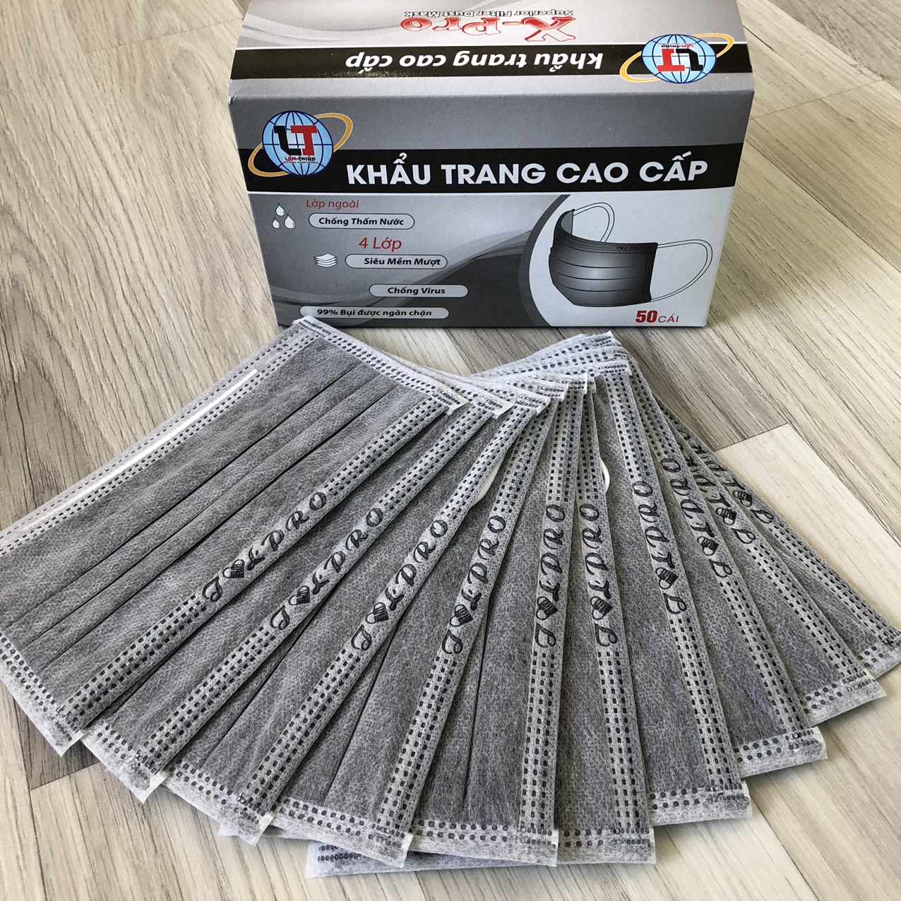 Combo 20 hộp khẩu trang y tế, kháng khuẩn X-Pro