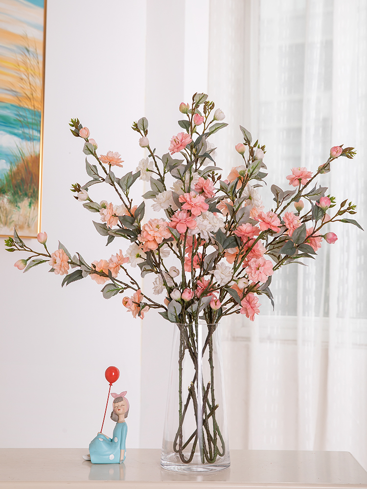 Hoa Trà Dài 90cm Hoa Giả HL024