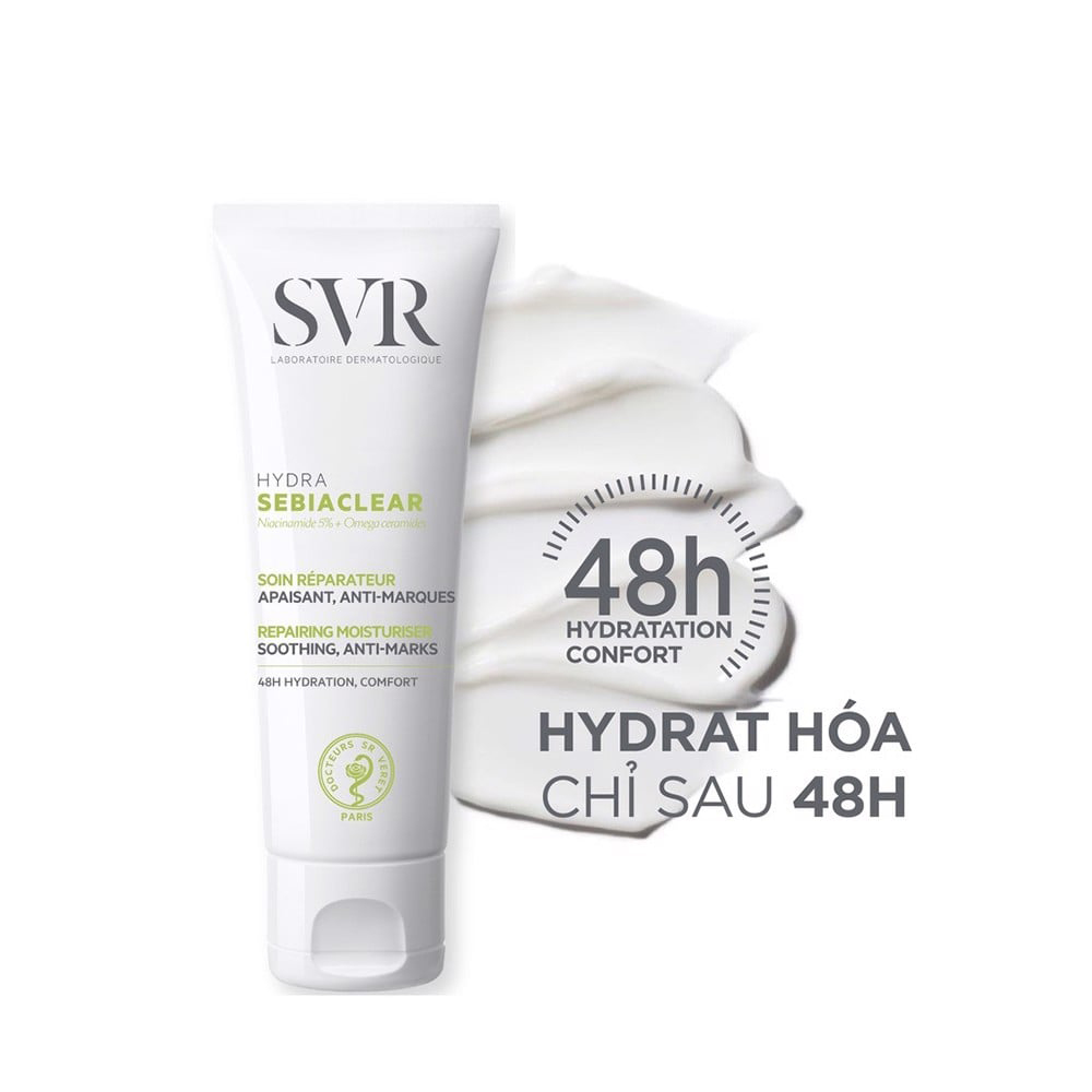 Kem Dưỡng Ẩm SVR Sebiaclear Hydra Cho Da Dầu 40ml