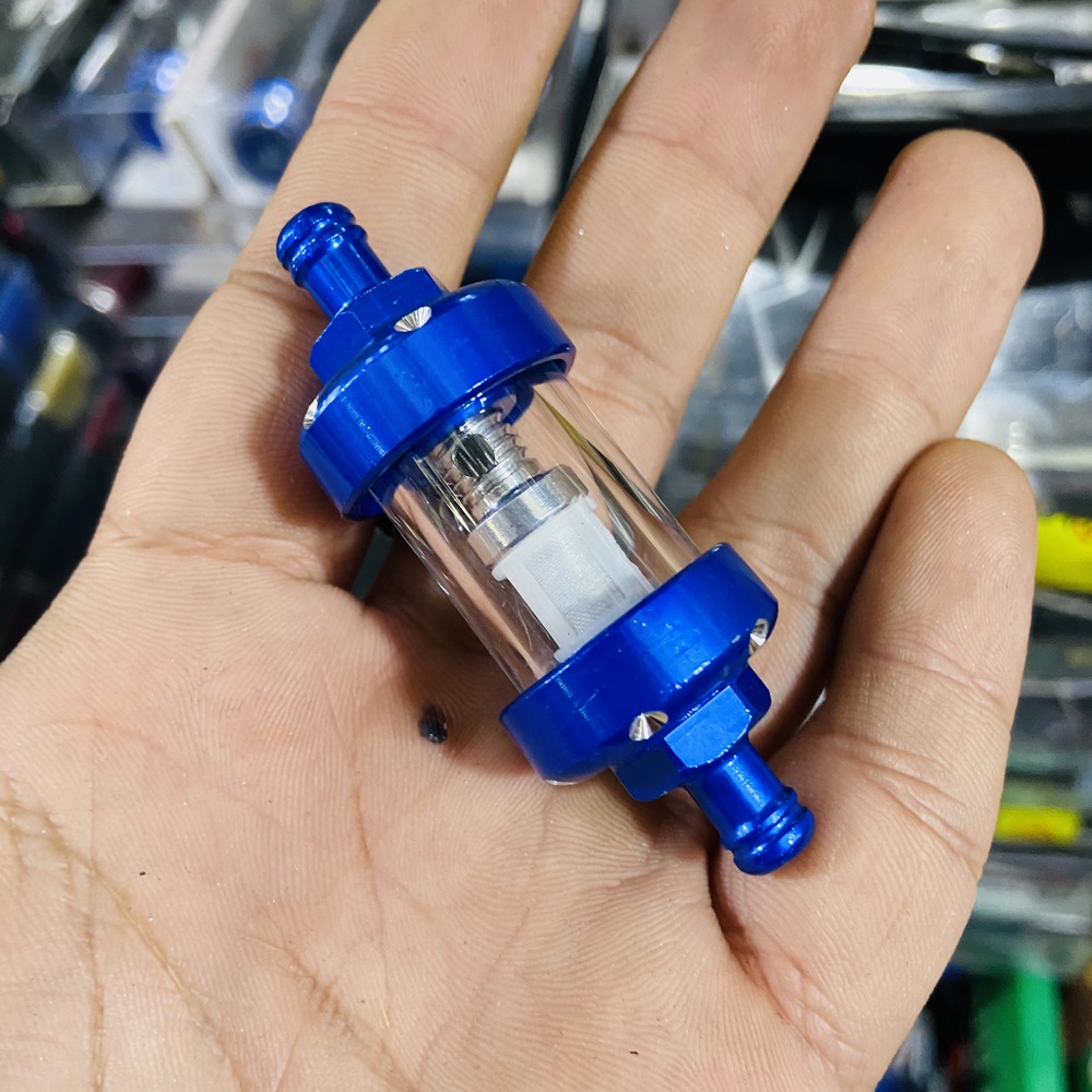Lọc xăng thủy tinh cho xe máy