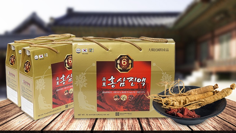 Hồng sâm 6 tuổi nhập khẩu Hàn Quốc CKD 30 gói x 70ml
