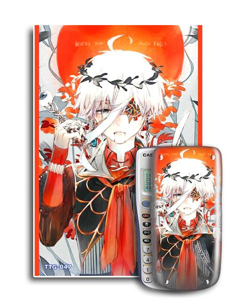 Bộ 2 decal trang trí máy tính cầm tay Conan 012