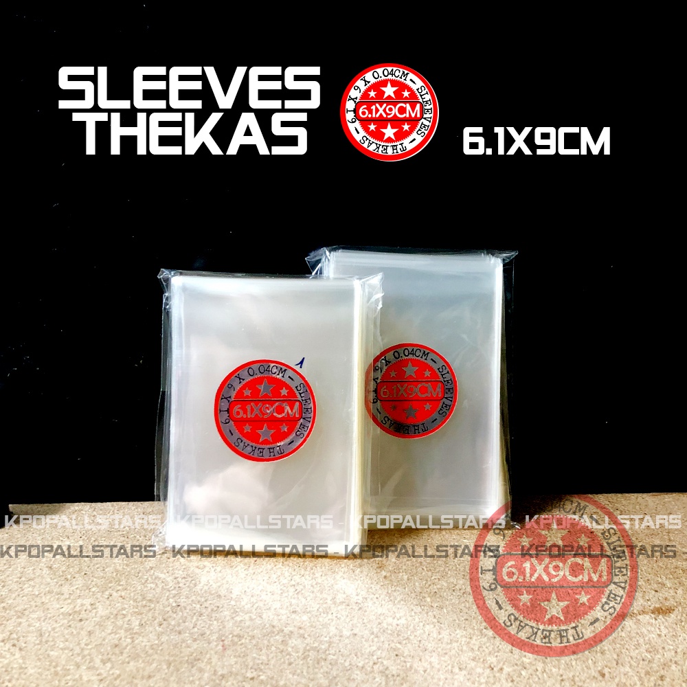 Xấp 110c Bọc bài Sleeves đựng thẻ bài, postcard, photocard idol, anime, yugioh nhiều size giá rẻ - Loại dày KAS - KPOP ALL STARS